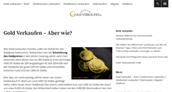 Desktop Screenshot of gold-verkaufen123.de