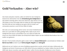 Tablet Screenshot of gold-verkaufen123.de